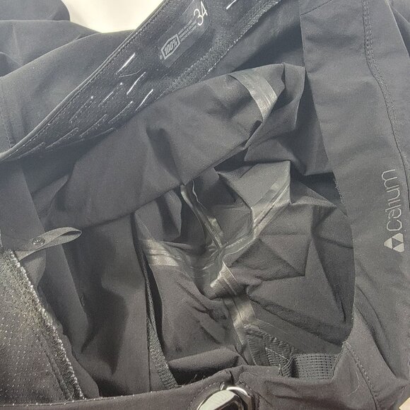 100% Celium Mens Cycling Shorts Size 34 Black Lightweight Breathable Summer - Picture 8 of 8